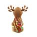 dog clothes Lovely Pet Dog Christmas Elk Costume Party Suits for Puppy Dog Cat Size S Light Brown