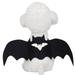 pet costume 1pc Halloween Funky Pet Costumes Bat Wing Suit Bat Costume Dog Clothes Pet Supplies for Dog (with Strap S Black)