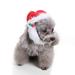 Gostoto Pet Dog Holiday Decorative Christmas Costume Dog Christmas Beard Hat