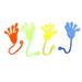 NUOLUX 12pcs Sticky Hands Toys Wacky Funny Stretchy Sticky Hands for Children Birthday Christmas Party Favors (Random Color)