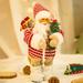 Bouanq Christmas Decorations Santa Claus Christmas Santa Claus Doll Singing Christmas Toys Santa Claus Xmas Electric Dolls Gift For Indoor Outdoor Holiday Home Party Xmas