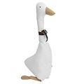 Soft White Goose Doll Stuffed Animal Decorative Pillow PP Cotton Goose Doll Pillow for Baby