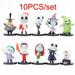 10PCS The Nightmare Before Christmas PVC Action Figure Model Toys Gift for Kids