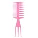 Retro Women Men Oil for Head Styling Hairbrush Double-Sided Wide Tooth Hair Comb Pick Fish Bone Shaped Fork Salon Hairdressing Tool
