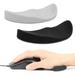 2 Pieces Ergonomic Mouse Wrist Rest Support Gliding Wrist Rest Pad Sliding Wrist Rest Palm Rest Pad That Moves with Mouse Wrist Pain Relief & Release Pressure on Hands for Office Work Gaming Coding