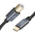 USB B to USB C Printer Cable 15FT USB C to USB B Printer Cable for MacBook Pro Air USB C MIDI Cable