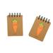 Mini Carrot Notebook Creative Portable Stationery Partysu Spiral Notebook Size Small
