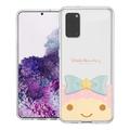 Galaxy S22 Ultra Case (6.8inch) Little Twin Stars Girl Face Cute Bow Ribbon Clear Jelly Cover - Face Little Twin Stars Lala