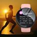 COFEST Electronics Gadgets Smart Watch Fashion Smart Sports Watches Slim Design For Men Women Multi-Language Customization Sports Digital Watch Fitness Tracker Pink