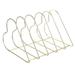 FRCOLOR 1pc Household Storage Rack Iron Art Magazine Storage Rack Magazine Holder