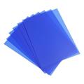 Uxcell 20 Mil Clear PVC Binding Covers 20 Pcs for Report Blue