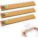 3 Pcs Bulletin Strip Cork Strip Cork Bulletin Bar Strip Natural Frameless Cork Board Strips with Strength Adhesive Backing for Office School Home Holiday Decor 15 X 2 - 1/2 Thick