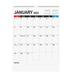 NUOLUX English Planner Calendar Multi-function Hanging Planning Calendar Monthly Coil Calendar