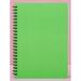 FRCOLOR 5Pcs Spiral Notebook Solid Color Notebook Portable Notepad Academic Notebook Mini Notebook