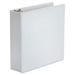 UNV20992PK Economy 3 In. Capacity 11 In. X 8.5 In. Round 3-Ring View Binder - White (6/Pack)