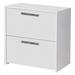 Pemberly Row 2-Drawer Modern Wood Lateral File Cabinet in White