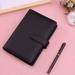 EKOUSN Black and Friday Deals A6 PU Leather Notebook Binder Binder Refillable Paper With Pretty Ring Binders Binder Cover For Personal Planner Budget Organizer