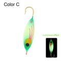 1PCS/Lot 2021 25mm/3g Whale Shaped Artificial Winter Bait Lead Hard Hook Ice Fishing Lure AD-Sharp COLOR C