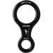 Fusion Climb Aluminum Figure 8 Descender Climbing Gear Downhill Equipment 35KN/3500kg 7075 Aluminum Alloy Rigging Plate for Climbing Belaying and Rappeling Device Black