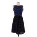 Corey Lynn Calter Casual Dress: Blue Dresses - Women's Size 2