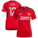 Manchester United WSL adidas Home Shirt 2023-24 - Womens with Ladd 12 printing