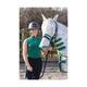 Hy Equestrian Tropical Paradise Fly Mask with Ears and Detachable Nose for Horses Vine Green/White - Full