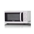 Smad Microwave Ovens 700W 17L, Small White Microwave with 6 Power Levels, Manual Control, Function Defrost, Easy Clean