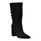 GUESS Damen Yeppy Mode-Stiefel, Schwarzes Wildleder 001, 39 EU