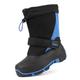 riemot Kinder Winterstiefel Jungen Mädchen Schneestiefel Warm Gefüttert Winterschuhe Wasserdicht Kinderstiefel Rutschfest Winter Stiefel Blau, 35 EU