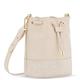 Expatrié Bucket Bag for Women Beige - Sarah Small - Drawstring Shoulder Bag for Ladies - Crossbody Bag with Adjustable Strap - Stylish & Sleek Handbag