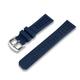 CRAFTER BLUE UX09 20MM Straight End Watch Band Diver FKM Rubber Watch Strap Replacement for All 20mm Width Lug Watches, Navy