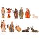 Polyresin Christmas Nativity Set Christmas Crib Figures Christmas Crib Figure Krippe Set, Nativity Ornament Christ Birth Of Jesus Ornament Gifts Large Traditional Nativity Scene Christmas Crib Figure