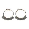 Florida A&M Rattlers Weller Gold Hoop Earrings