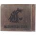 Brown Washington State Cougars Bifold Leather Wallet
