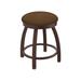 Holland Bar Stool 802 Misha Swivel Vanity Stool Upholstered in Brown | Wayfair 80218BZ026