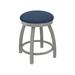 Holland Bar Stool 802 Misha Swivel Vanity Stool Upholstered in Gray/Blue/Black | Wayfair 80218AN024