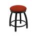 Holland Bar Stool 802 Misha Swivel Vanity Stool Upholstered in Red/Black/Brown | Wayfair 80218BW021