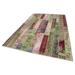 Green 79" x 121" L Area Rug - Lofy K?rk Patchwork Machine Woven Rectangle 6'7" x 10'1" Indoor/Outdoor Area Rug in 121.0 x 79.0 x 0.4 in | Wayfair