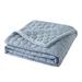 Mercer41 Reversible Mini Honeycomb Down Alternative Blanket Microfiber/Fleece/ in Blue/Gray | 90 H x 106 W in | Wayfair