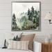 Loon Peak® Pine Tree Misty Morning I - Print Canvas, Cotton in White | 36 H x 36 W x 1.5 D in | Wayfair C0A39D74DFF34A418DB36CAAB4E06FD1