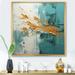 Ivy Bronx Teal Oasis IV - Print Canvas, Cotton in White | 36" H x 36" W x 1.5" D | Wayfair B266CE4026AF4F9E957177C36C0BFA44