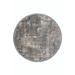 White 47 x 47 x 0.3 in Area Rug - 17 Stories Round Kylene Abstract Machine Woven Indoor/Outdoor Area Rug in Gray | 47 H x 47 W x 0.3 D in | Wayfair