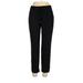 Zara Basic Casual Pants - High Rise Straight Leg Tapered: Black Bottoms - Women's Size Large