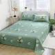 Drap de lit en polyester et coton housse de literie douce pour la maison couvre-lit plat pliable