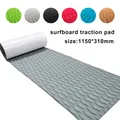 115*31cm EVA Foam Surfboard Traction Pads Non-slip Diamond Grip Mat Trimmable Sheet for Kayak RV