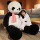 80/100cm Kawaii Big Giant Scarf Panda Bear Plush Toys Stuffed Animal Doll Pillow Huggable Cartoon