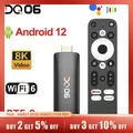 DQ06 ATV Mini TV Stick Android12 Allwinner H618 Quad Core Cortex A53 Support 8K Video 4K Wifi6 BT