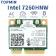Wireless Network Card For Intel 7260HMW Mini PCI-E 7260 Dual Band 2.4G/5Ghz Wlan Wifi Bluetooth 4.0