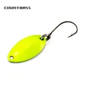 Countbass Casting Spoon 1.8g 1/16oz Salmon Trout Pike Bass Metal Brass Fishing Lures Fish Bait