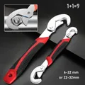 Universal Adjustable Wrench Tool Set Multifunctional Large Opening Double-Ended Pipe Live Mouth